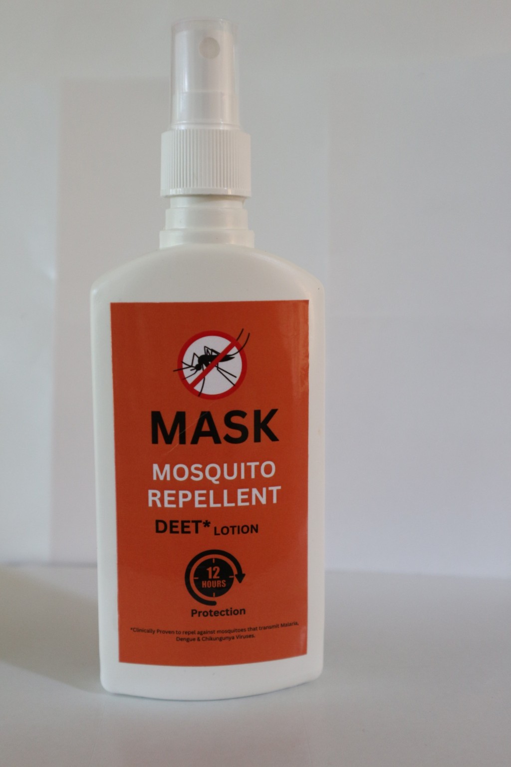 MASK mosquito repellent lotion bottle